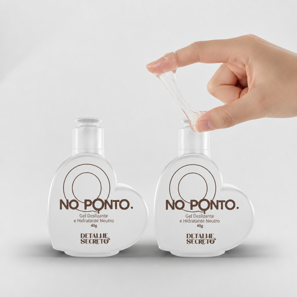 kit 2 unidades No Ponto - Gel Lub Neutro e Deslizante
