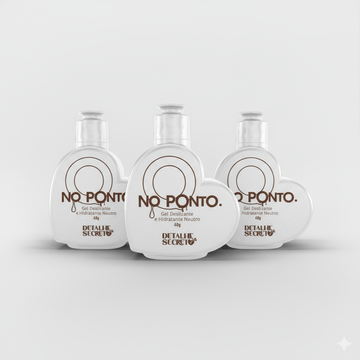 kit 3 unidades No Ponto - Gel Lub Neutro Deslizante